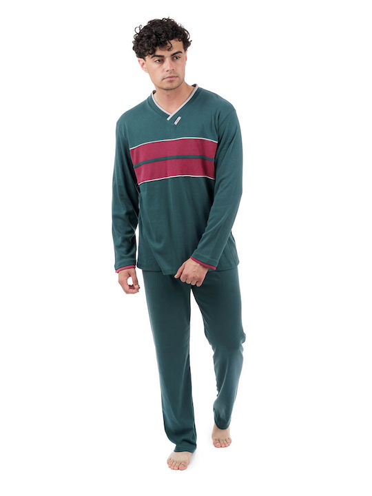 Dustin Men's Winter Cotton Pajamas Set Cypress