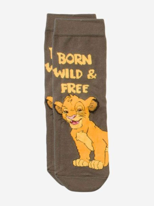 Disney Παιδικές Κάλτσες Μακριές Lion King Πολύχρωμο 3 Ζευγάρια
