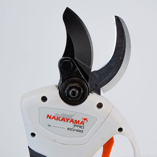 Nakayama EC1400 Pruning Shears Battery Brushless 21V 1x2Ah with Maximum Cutting Diameter 40mm in Carrying Case