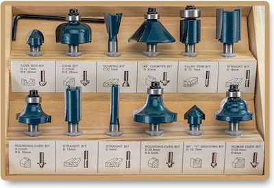 Bormann BHT1615 Bit Shanks Durchmesser 6mm Set von 12Stück 054672