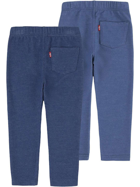 Levi's Set de Leggings pentru Copii Lungi Albastru închis Legging