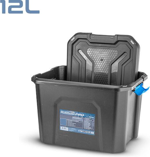 Bormann Cutie De Depozitare Din Plastic Cu Capac 12lt Bormann Cutie De Depozitare Din Plastic Cu Capac 12lt