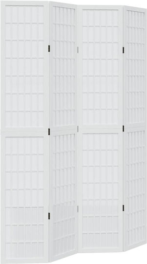 vidaXL Decorativ Paravan Lemn cu 4 Panouri 140x220cm