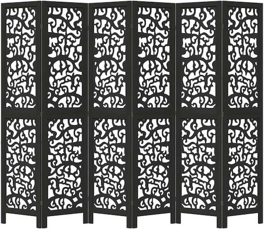 vidaXL Dekorativer Raumteiler Hölzernes mit 6 Paneelen 210x180cm