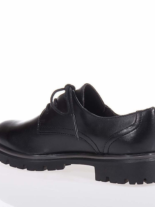 Marco Tozzi Damen Oxfords in Schwarz Farbe