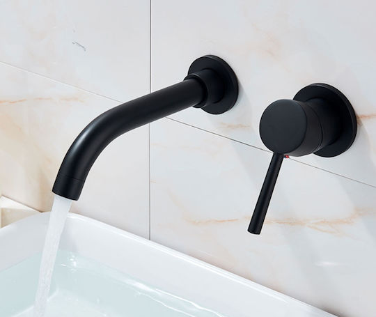 Black Swan Faucet Set Sink Bathtub Model M68 Matte Black Size 22 Cm