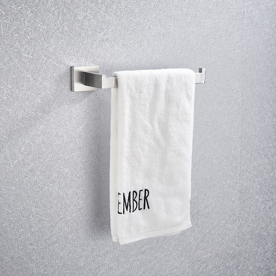 Badezimmer-Accessoire-Set Metall Silber 4Stück