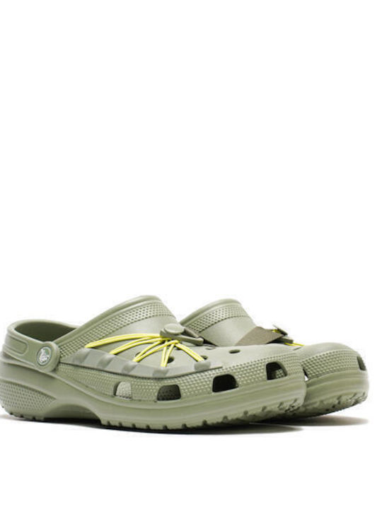 Crocs Lockdown Clogs Green