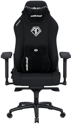 Anda Seat Phantom 3 XL Υφασμάτινη Καρέκλα Gaming με Ρυθμιζόμενα Μπράτσα Μαύρη