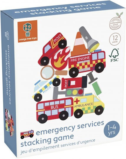 Orange Tree Toys Stacking Toy made of Wood for 12++ Months
