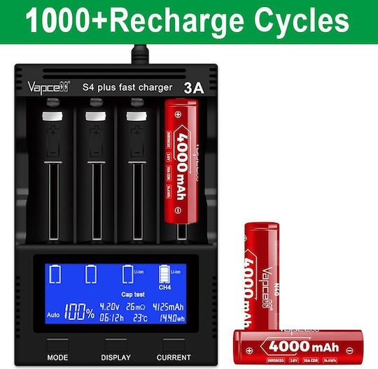 Vapcell 18650 N40 4000mah 10a Battery