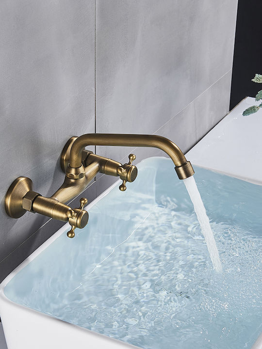D944TGMBM Amestecare Robinet Chiuvetă Bronz
