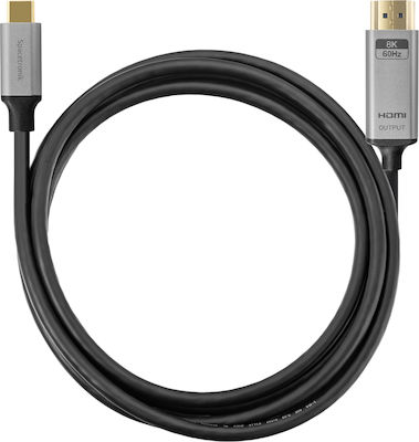 Cable Usb-c 3.1 Hdmi 8k Spacetronik Kch-spa015 1,5