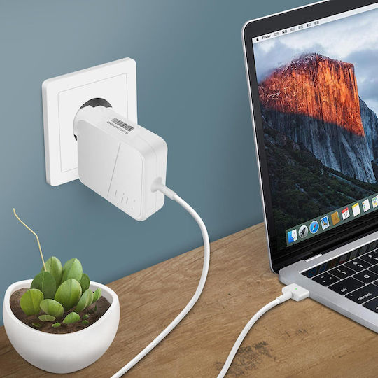 45w Magsafe 2 Power Adapter 2nd Generation Macbook Air Magnetic White