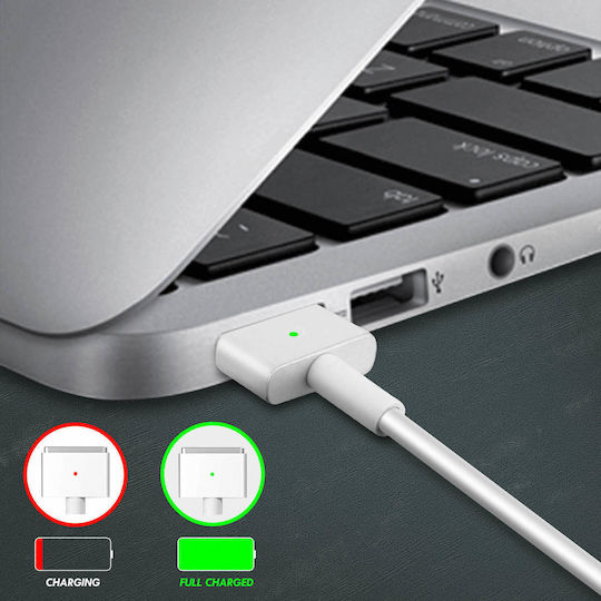 45w Magsafe 2 Power Adapter 2nd Generation Macbook Air Magnetic White