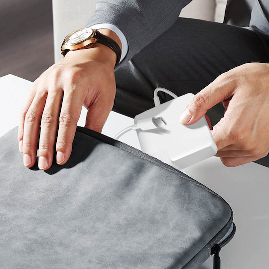 USB-C Stecker Wandladegerät MacBook iPad Schnellladung 96W Kompakt Weiß