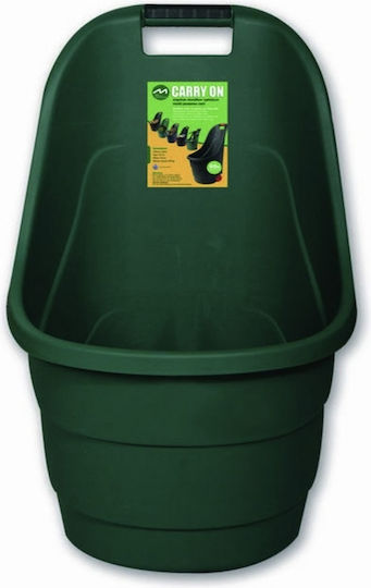 Garden Cart Log Transport Plastic Two-wheel 60lt