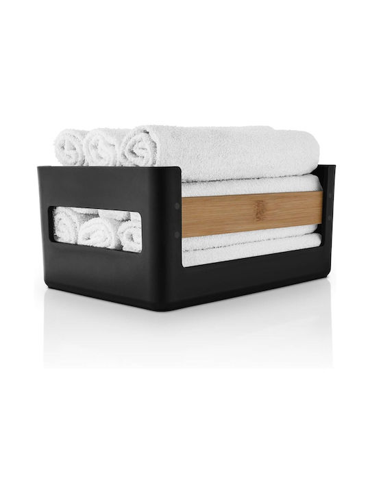 Eva Solo Кутия за Обща Употреба с Капак Дървена Черна 19x12.5x27см 1 Брой