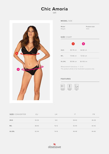 Chic Amoria 2-piece Set M L