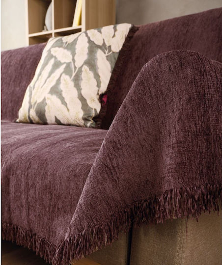 Kentia Kentia Four-Seater Sofa Throw Chenille 180x340cm