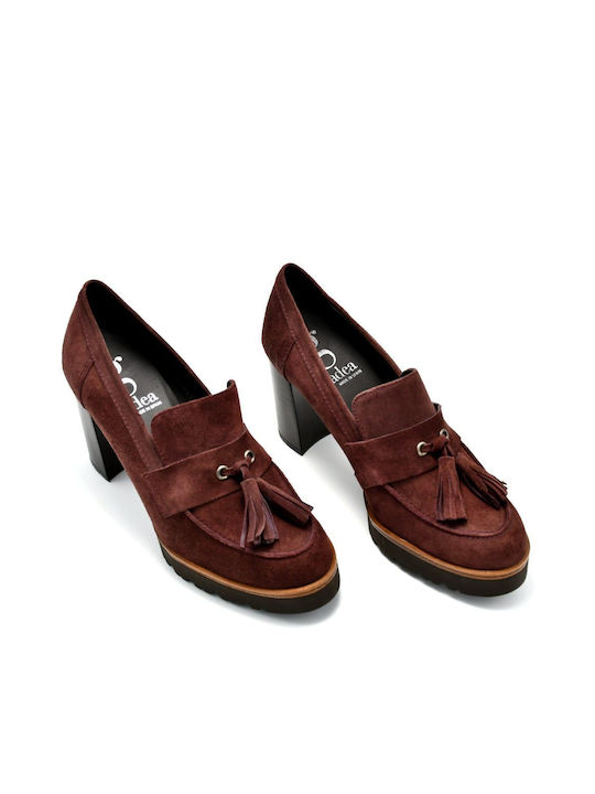 Gadea Suede Pantofi cu toc Burgundy