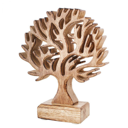 Christmas Decorative Wood Tree Brown