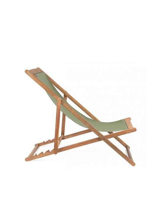 Deckchairs Noemi Wooden Green 60x106x88cm