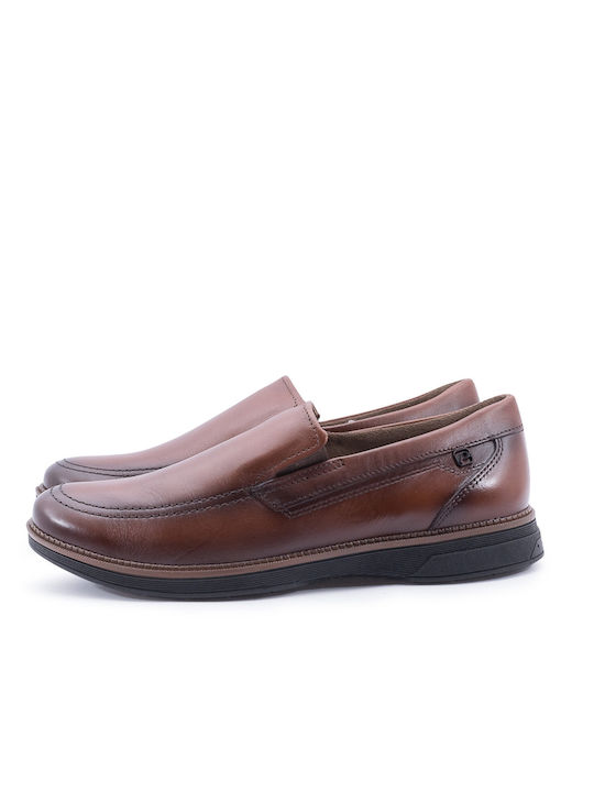 Pegada Men's Leather Casual Shoes Brown