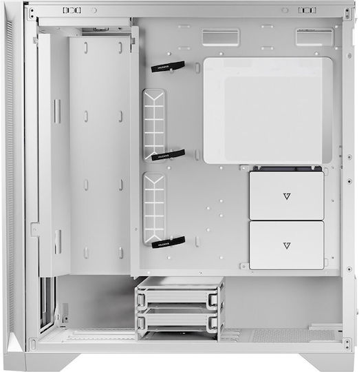 Volcano Expanse S Gaming Middle Tower Carcasă PC Cu Deschidere Laterală Albă