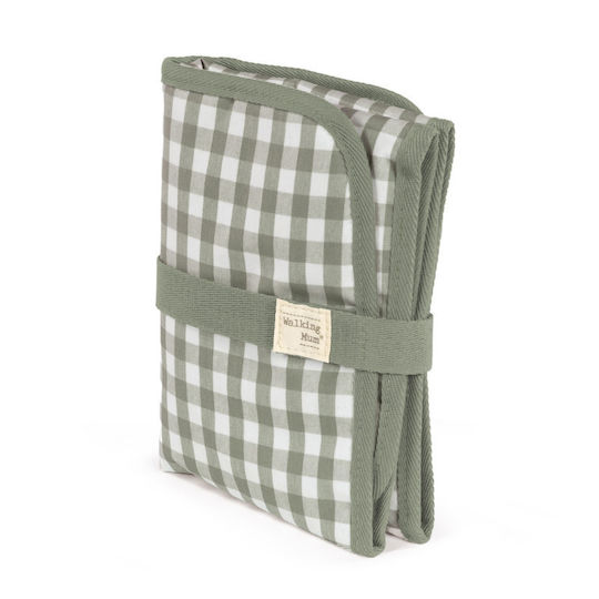 Walking Mum Mattress Caetana made of Fabric Olive 66x33cm