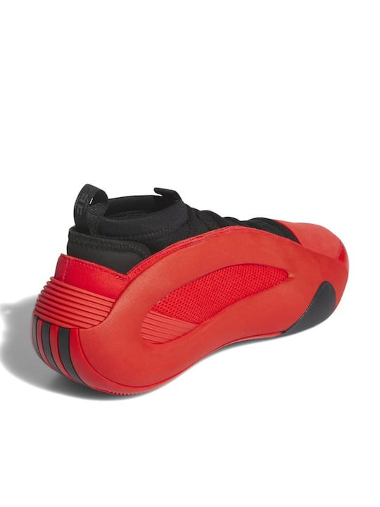 Harden Volume 8 Low Basketball Shoes Red / Core Black / Silver Metallic