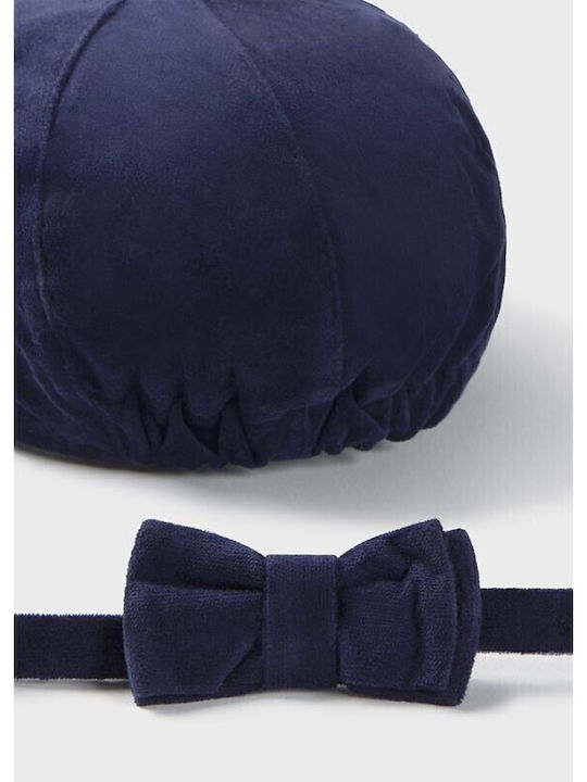 Mayoral Kids' Hat Fabric Beret Navy Blue