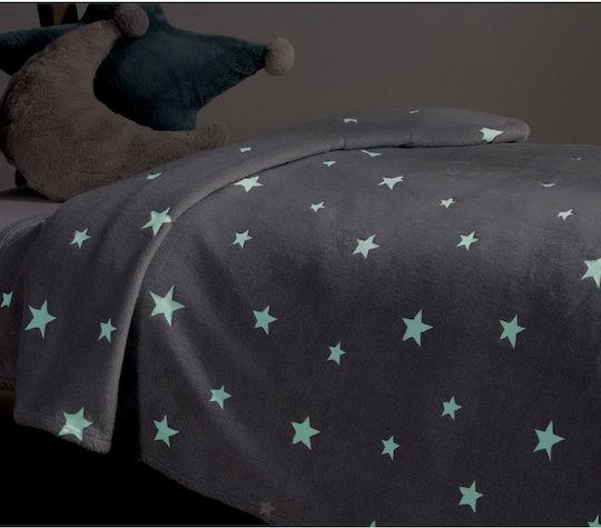 Nef-Nef Homeware Decke Kinderbett Interstellar Vlies Rosa Rose 110x150cm