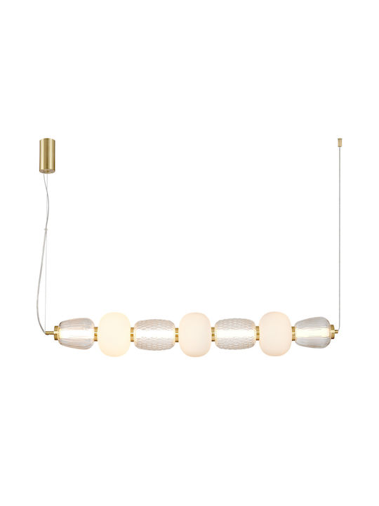 Eko Light Lustră Auriu 110cm.