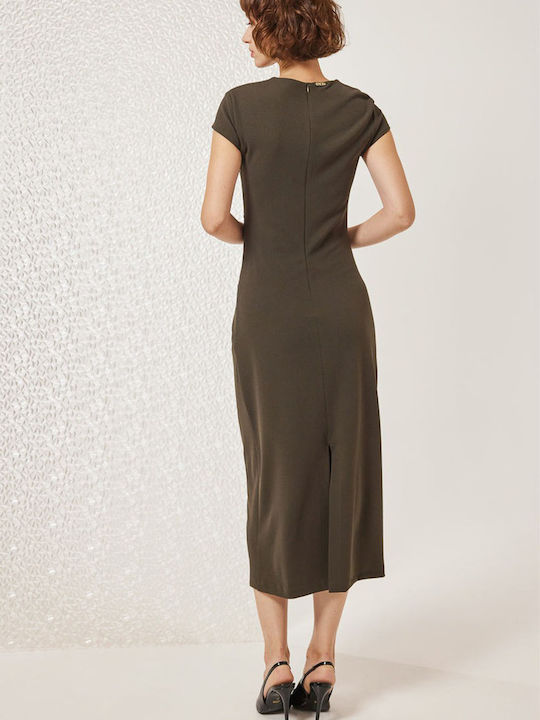 Enzzo Midi Dress Haki