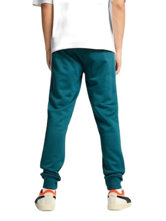 Puma Men's Sweatpants with Rubber Green