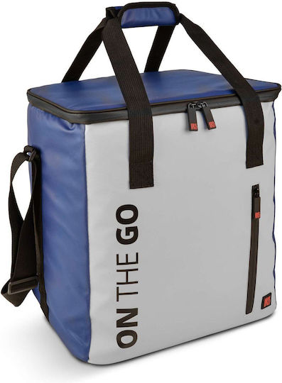 Insulated Food Transport Bag 30L Blue Cooler Bag On Go
