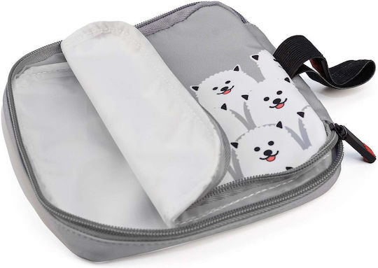Isolierte Sandwich-Tasche Grau Freunde Design