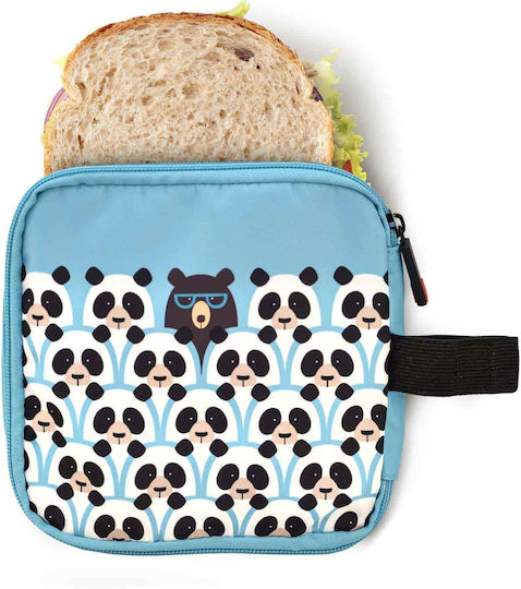 Isolierte Sandwich-Tasche Blaues Freunde-Design