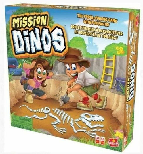 Board Game Mision Dinos for 2-4 Players 4+ Years Old (FR) Goliath