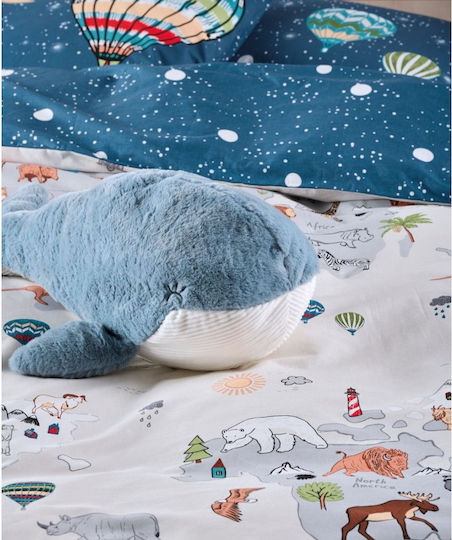 Kentia Comet Set Kids Duvet Cover Cotton