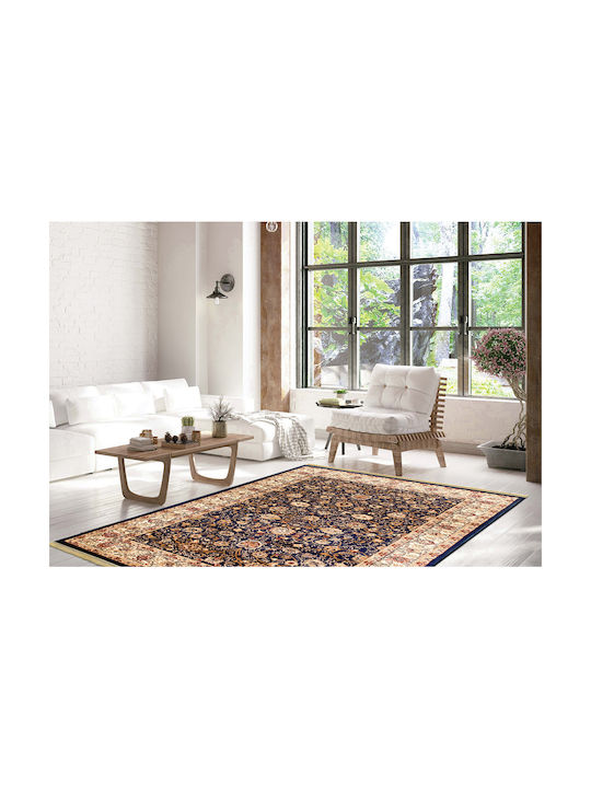 Newplan Klassik Rug Rectangular with Fringes Navy 1536