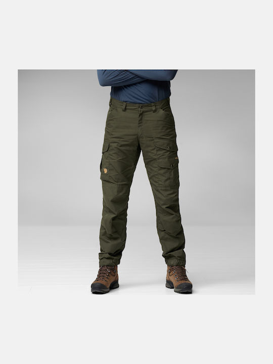 Fjallraven Vidda Lang Hose Wandern Khaki