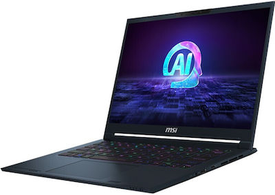 MSI Stealth 14 AI Studio A1VFG 14" OLED 120Hz (Основен Ултра 7-155H/32ГБ/1000ГБ SSD/GeForce RTX 4060/W11 Home) Star Blue (Американска клавиатура)