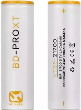 Bd Vape Accu High-end Bd-pro Xt55 21700 5500mah 1pcs