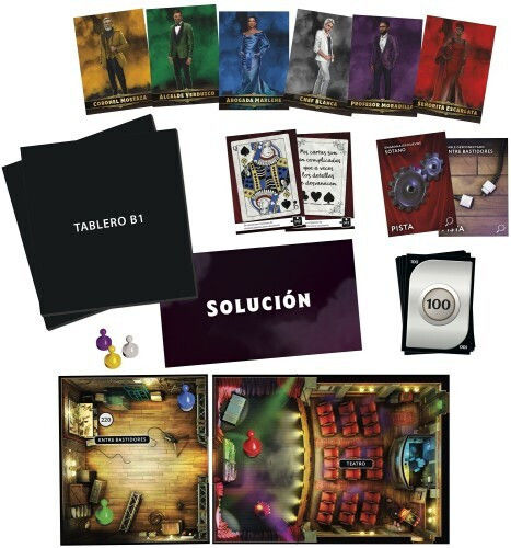 Board Game Cluedo Escape - The Illusionists Club for 1-6 Players 10+ Years Old (ES) Hasbro