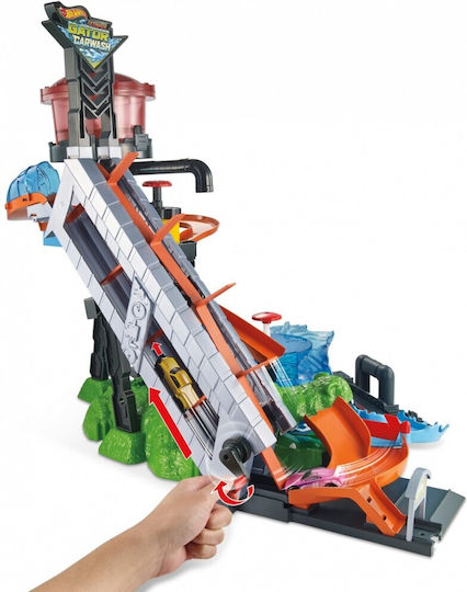 Hot Wheels Car Wash City Track For 5+ Years Old