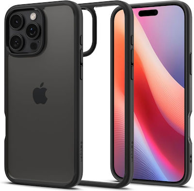 Spigen Ultra Hybrid Umschlag Rückseite Kunststoff 2mm Matte Black (iPhone 16 Pro Max)