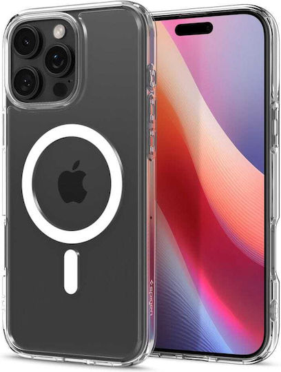 Spigen Ultra Hybrid MagFit Back Cover Plastic / Silicone 1.2mm White (iPhone 16 Pro)