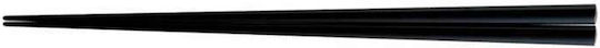 Essstäbchen handgefertigt Holz Schwarz Lack 24 cm 2 Stk Kenro